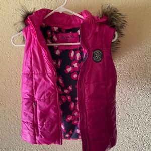 NEW Aeropostale Hoodie Vest Girls Size XS/TP